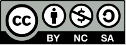 &iacute;cono licencia by-nc-sa