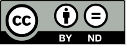 &iacute;cono licencia by-nd